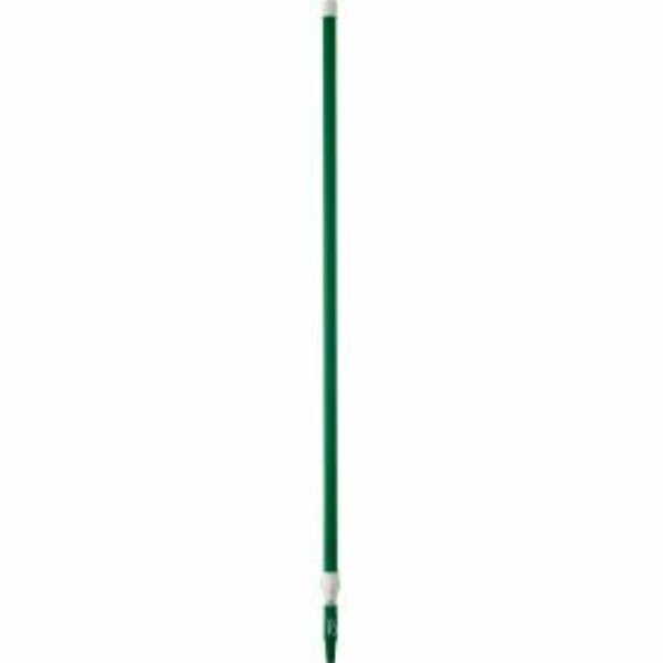 Remco Vikan 62in- 113in Telescopic Aluminum Handle, Green 29752